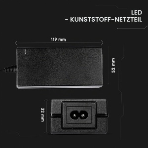 Adaptor V-TAC 12V 30W 2,5A pentru camere si LED-uri, Negru - Img 4