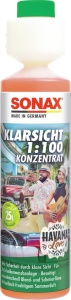 Aditiv pentru curatarea parbrizului SONAX KlarSicht 250 ml - concentrat, cu parfum tropical