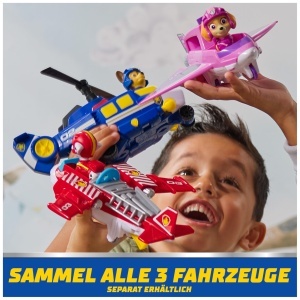 Aeronava de salvare PAW Patrol - Skye cu figura si accesorii, 18 cm - Img 8