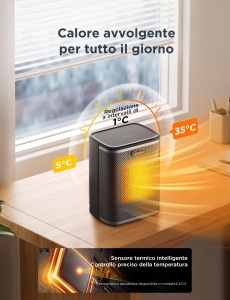 Aeroterma Midea PTC, 2000 W, 5-in-1, Compacta - Img 5
