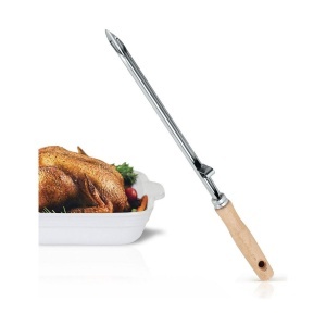 Aguja de Mechar Carne Metaltex, INOX, 20 cm, Calitate Ideala, Robust - Img 2