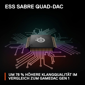 Amplificator audio SteelSeries GameDAC Gen 2, Hi-Res, Quad-DAC, Negru - Img 4