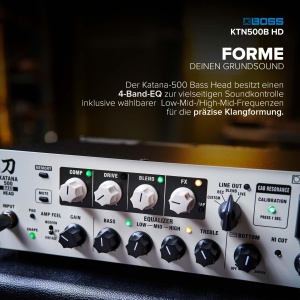 Amplificator bass BOSS Katana-500 500W, cu EQ 4-benzi, Bluetooth - Img 4