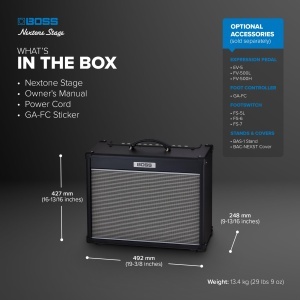 Amplificator de Performanta BOSS Nextone Stage, 4 Canale, Sunet Autentic - Img 6