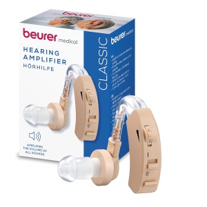 Amplificator de sunet Beurer HA 20, ergonomic, cu 3 dopuri, reglare volum