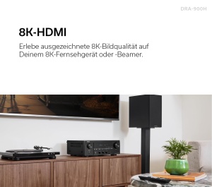 Amplificator Denon DRA-900H 2.2 Canale 145W 8K cu HEOS Integrat - Img 4