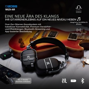 Amplificator personal pentru chitara BOSS Waza-Air, wireless, sunet 3D, design robust - Img 2