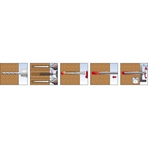 Ancora cu filet interior fischer FIS E 11 x 85 M8, din otel zincat, 1 buc - Img 2