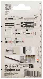 Ancora pentru porenbeton fischer FPX-I M8, 4-fach-Spreizung, 2 bucati - Img 2