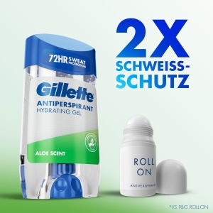 Antitranspirant Gillette Aloe 70ml - 72 Ore Protectie, Gel Clar - Img 5