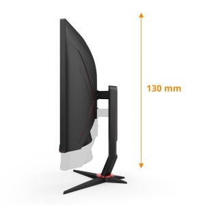 AOC Gaming CU34G2XPD - Monitor curbat WQHD de 34 inchi 180 Hz VA rapid 1 ms GTG FreeSync Premium HDR400 suport reglabil pe inaltime 3440 x 1440 HDMI D - Img 5
