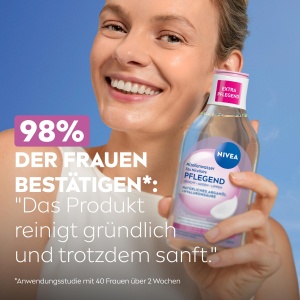 Apa micelara NIVEA Mizellenwasser Pflegend 400 ml pentru ten uscat, cu Argan si Hyaluron - Img 5