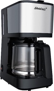 Aparat de cafea cu filtru Steba cu ulcior de sticla pentru aproximativ 10 cani de 125 ml fiecare, rezervor de apa cu aproximativ 1,25 litri, mentinere automata la cald timp de 40 de minute, 750 wati, KM F2 - Img 2