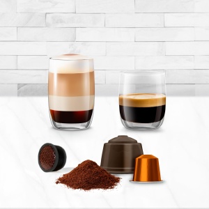 Aparat de cafea cu mai multe capsule UFESA Venezia 4-in-1, capsula standard, capsula Delta, cafea macinata, panou tactil digital cu 7 niveluri, rezervor de apa de 1L, 1400W, presiune de 15 bari, compact - Img 5