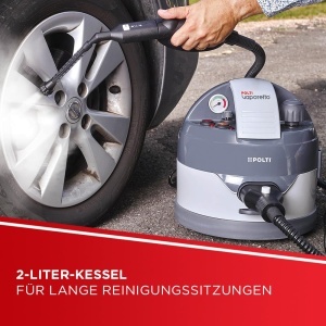 Aparat de curatare cu abur Polti Vaporetto Eco Pro 3.0, 2000W, rezervor 2L, 9 accesorii, gri - Img 7