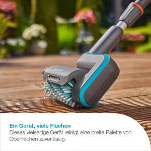 Aparat de curatat GARDENA AquaBrush Universal 0418V, kabellos, modulabil - Img 3