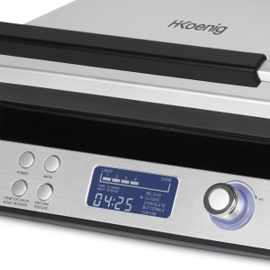 Aparat de facut vafe H.Koenig GFX800, 1600 W, 5 programe, 7 niveluri de rumenire - Img 7