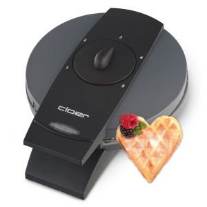 Aparat de facut Waffe Cloer 1625, 930 W, antiaderent, gri