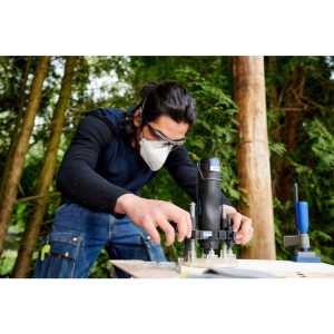 Aparat de frezat Dremel 335-01, compact si usor, pentru proiecte de prelucrare a lemnului - Img 6