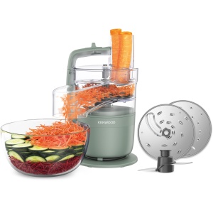 Aparat de gatit Kenwood MultiPro Compact FDP23.140, multifunctional, cu sistem Express Serve, verde