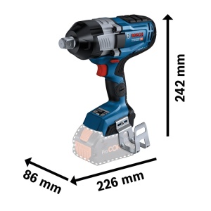 Aparat de gaurit cu percutie Bosch GDS 18V-1600 HC, 1600 Nm, fara acumulator - Img 3