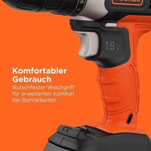Aparat de gaurit si insurubat BLACKDECKER BCD001C1-QW, 18V, 37 Nm, cu acumulator si incarcator - Img 4