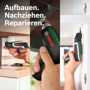 Aparat de gaurit si insurubat Bosch IXO 8, 2.0 Ah, compact, cu accesorii - Img 3