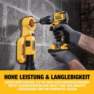 Aparat de gaurit si insurubat DEWALT DCD706D2, 12V, 2.0Ah, motor burstenlos - Img 3