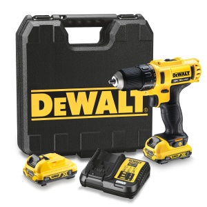 Aparat de gaurit si insurubat Dewalt DCD710D2, 10.8V, 2.0Ah, 2 trepte