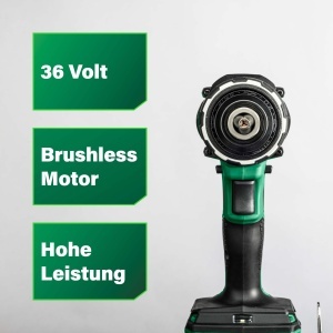 Aparat de gaurit si insurubat HiKOKI DS36DCWRZ, 36V, 155 Nm, 2x 2.5 Ah - Img 3