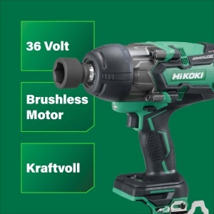 Aparat de insurubat cu acumulator HiKOKI WR36DB, 36V, 1650 Nm, Motor Brushless - Img 2