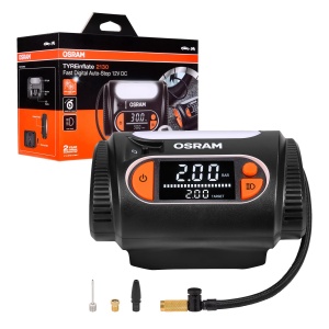 Aparat de masurat si umflat pneuri OSRAM TYREinflate 2130, manometru digital, 12V
