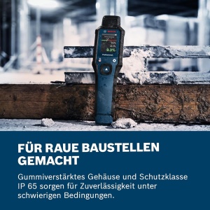Aparat de masurat umiditate Bosch Professional GMP 1-13, 37 tipuri de lemn, IP 65 - Img 5