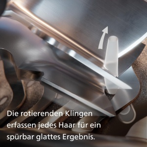 Aparat de ras electric Philips Series 9000 S998074 Albastru SkinIQ Lift Cut Trimmer integrat - Img 6