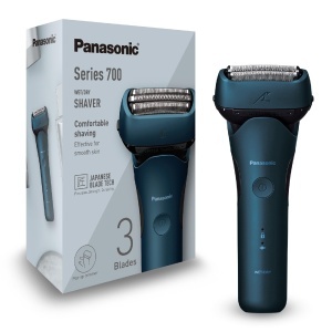 Aparat de ras Panasonic Series 700 ES-ALT4B 3 lame motor ultraspeed senzor densitate barba albastru inchis