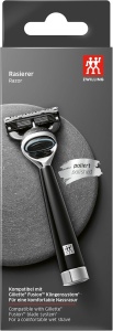 Aparat de ras ZWILLING Nassrasur cu maner din rasina premium compatibil Gillette Fusion negru - Img 6