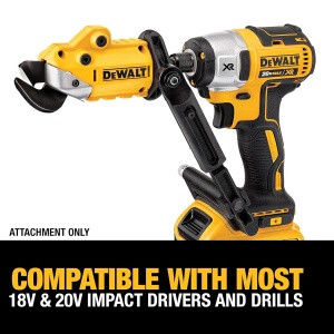 Aparat de taiat metal DEWALT DWASHRIR, 18 GA, rotire 360 grade - Img 8