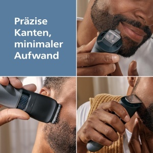 Aparat de tuns barba Philips Seria 7000 BT767015 lame metalice auto-ascutite 40 setari lungime 100 rezistent la apa - Img 2
