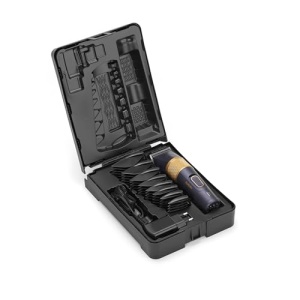 Aparat de tuns par BaByliss Lithium Performance - Performanta profesionala fara fir, 45 de setari de lungime (0,6-28 mm), baterie cu litiu, albastru inchis/auriu, E986E. - Img 10