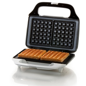 Aparat de vafe Domo DO9133W XL, aluminiu, alb, 2 bucati - Img 4