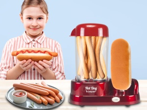 Aparat hot dog Beper P101CUD501, 350W, ABS, rosu - Img 9