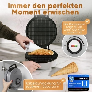 Aparat pentru clatite Clatronic HA 3833, 1200W, antiaderent, cu control braunare - Img 5