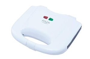 Aparat vafe ADLER, putere nominala 700 W, 2 vafe patrate, design compact, negru - Img 2