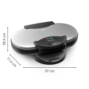Aparat wafe Tefal WM311D, regulator de temperatura continuu pentru rumenire dupa dorinta, placi antiaderente, dispozitiv de colectare a aluatului, 1200W, 37 x 11,4 x 28,5 cm - Img 8