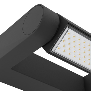 Aplica LED de exterior EGLO Brianza, aluminiu negru, IP44, lumina calda - Img 6