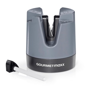 Ascutitor de cutite GOURMETmaxx cu lame din tungsten, design compact, manual