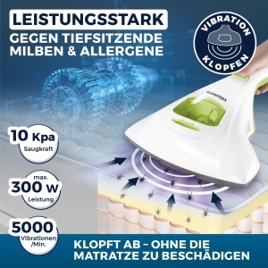 Aspirator anti-milbe CLEANmaxx, UV-C, 0.25L, ideal pentru alergici - Img 3