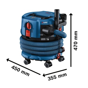 Aspirator Bosch Professional GAS 18V-12 MC, 18V, HEPA, Compact - Img 2