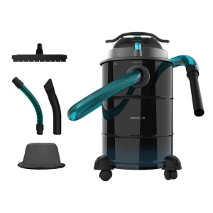 Aspirator Cecotec Ash 30L Conga Ash 6000 Easy Go Home XL. Putere 1500W, putere de aspirare 21kPa, furtun acoperit cu metal, roti si maner de transport, cablu de 6m