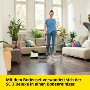 Aspirator cu aburi Karcher SC 3 Deluxe, 1900 W, 1 l, Alb - Img 5